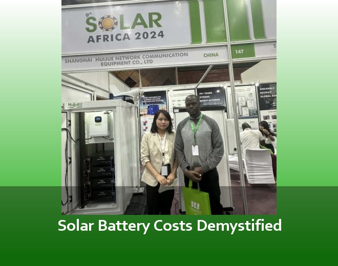 Solar Battery Costs Demystified